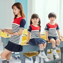 Kindergarten garden clothes summer clothes class clothes sports style Primary School uniforms short sleeve set teachers garden clothes custom