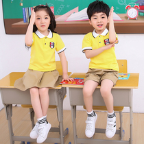 Primary school uniforms summer clothes British style childrens class uniforms kindergarten uniforms summer short-sleeved suits teachers parent-child outfits