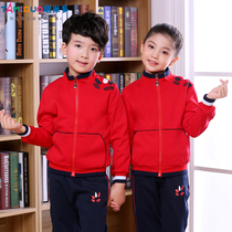 Primary school uniforms spring and autumn suits first grade sports suits unified class uniforms kindergarten Garden uniforms spring and autumn costumes