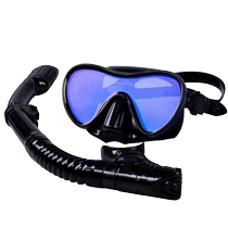 Diving goggles snorkeling three treasures set fully dry snorkel mask underwater breathing apparatus myopia snorkeling glasses equipment