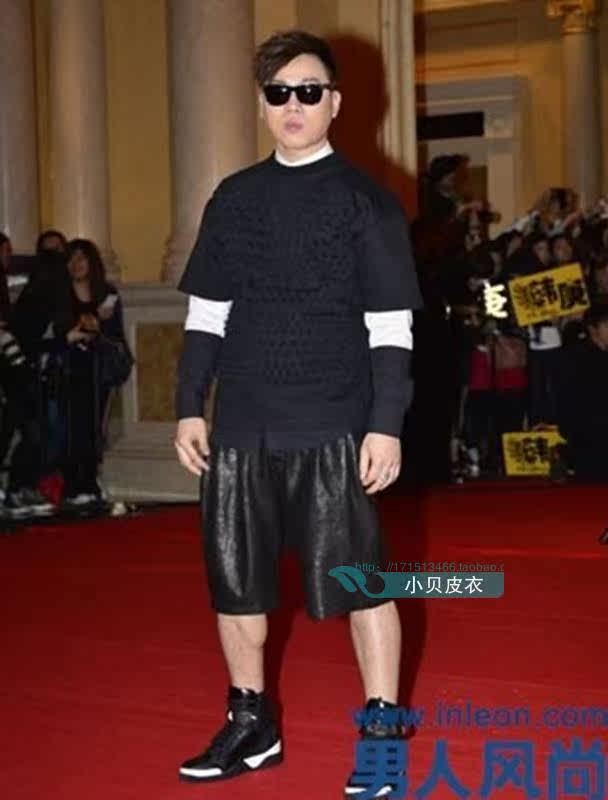 Pantalon cuir homme droit pour printemps - Ref 1492002 Image 7