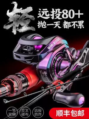 Luya pole set full set of fishing rod micro-matter Makou long-pitched mouth special straight handle reel water drop wheel for beginners