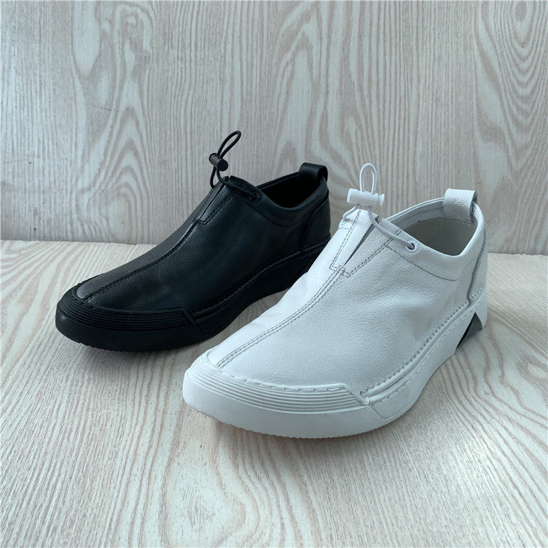 Factory broken code clearance processing 2019 spring new leather men's shoes casual sports running comfortable fashion shoes