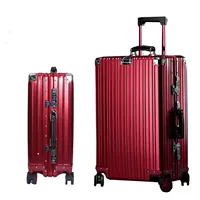 Глянцевый красный цвет в стиле ретро, полностью алюминиевый