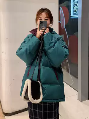 Winter cotton-padded jacket 2021 new explosive cotton-padded oversize female tide Korean version of loose winter coat thickened winter