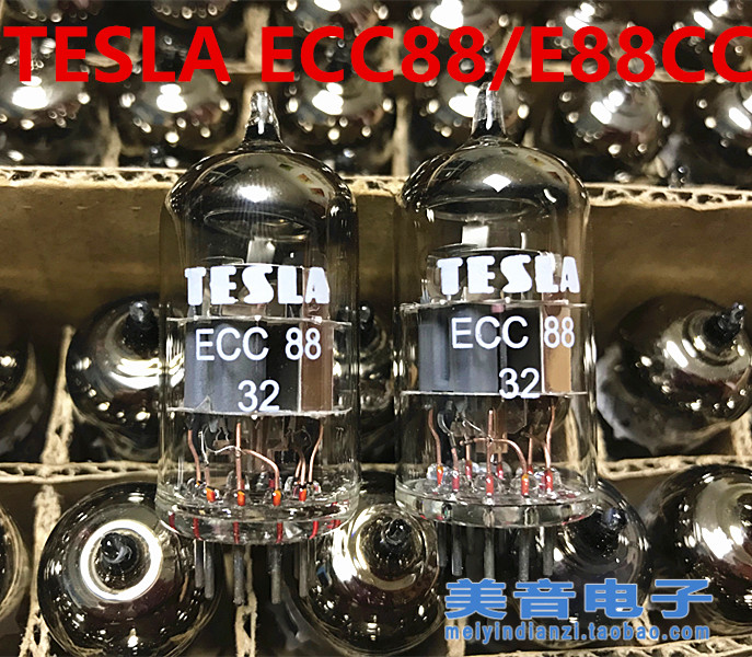 Czech Republic tai si pull TESLA ECC88 vacuum tube s 6 DJ8 6922 6N11 6H23 E88CC pairing