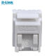 D-LINK/D-Link DC6IOMUPC002 Category 6 unshielded module 180 degrees with dust-proof door can be mounted in the air