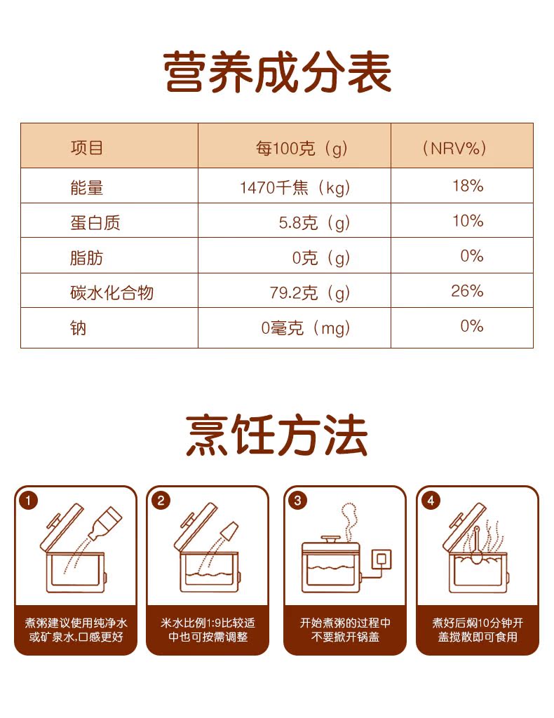 央视推荐！粮农膳稻宝宝专用粥米