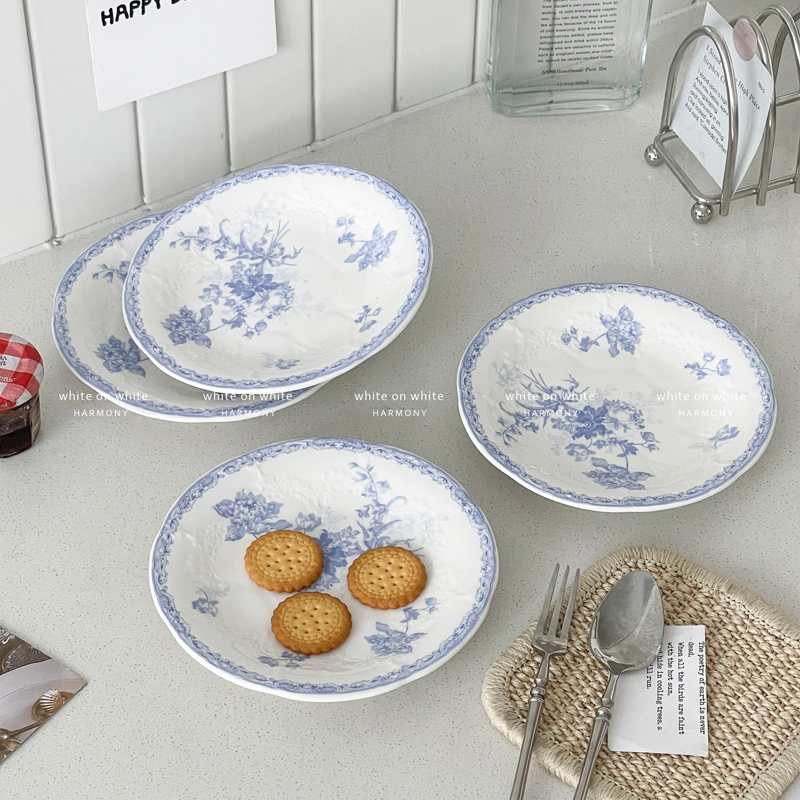 Beautiful Dinner Plate for Home Use 6inch Small Plate Exquisite Retro Ceramic Cake Plate Fruit Plate High-End Dessert Plate Beautiful Dinner Plate for Home Use 6inch Small Plate Exquisite Retro Ceramic Cake Plate Fruit Plate High-End Dessert Plate