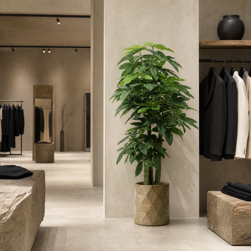 Artificial Green Plants, Luxury High-End Fake Money Tree Potted Plants for Indoor Home and Shop Decor, Wabi-Sabi Floor-Standing Ornaments Artificial Green Plants, Luxury High-End Fake Money Tree Potted Plants for Indoor Home and Shop Decor, Wabi-Sabi Floor-Standing Ornaments