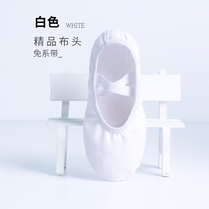 White Dance Shoes Daughter Child Ballet Shoes China Dance Soft-bottom Practice Shoes Boy Cloth Shoes Baby Dancing Shoes