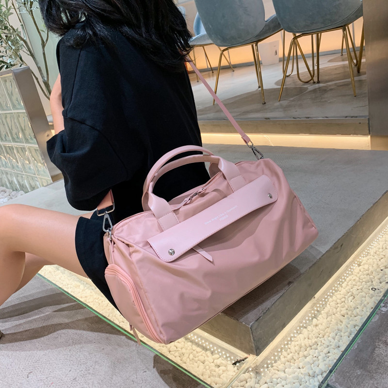 Travel Bag Large Capacity Female Dry Wet Separation Sports Fitness Bag Handbag Luggage Bag Short Light Swimming Handbag-Taobao