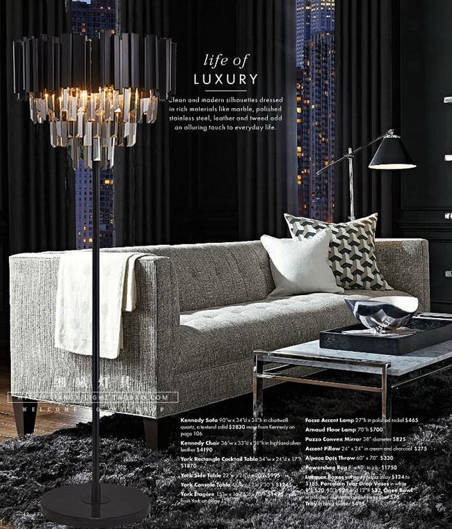 Luxurious Modern American Light Extravaganza Abroad SOFT ASSEMBLY ACCESSORIES DESIGN ART ATMOSPHERE LIVING-ROOM CRYSTAL FLOOR LAMP