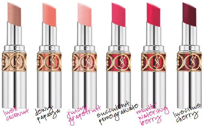 Ysl 圣罗兰volupte Sheer Candy丰盈果漾唇膏口红4 6 9糖果香味 共有2 3 4 5 6 7 8 9 10 11 12 13 色号可代购 水亮甜香 每个人都想吃掉的口红 适合少女系使用 青春光芒四射 雅韵轩画廊