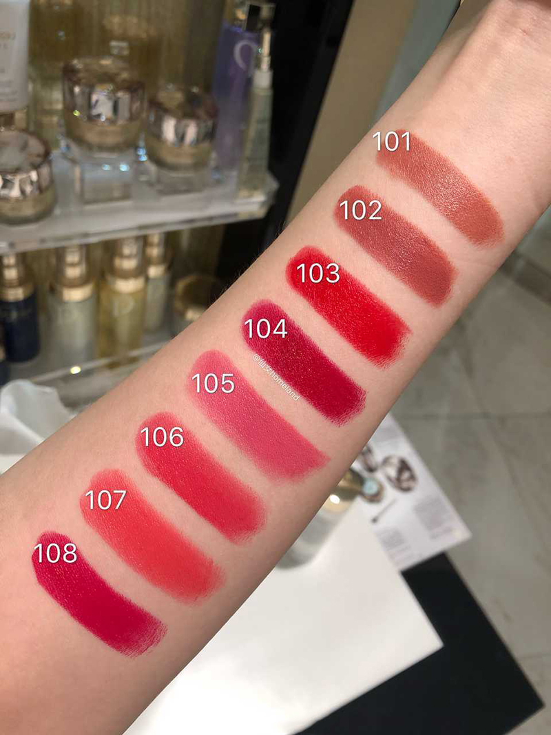 CPB / Skin Key 18 New Matte Lipstick Son môi 4 5 7 8 9 10 12 103 504 505 - Son môi son ink màu đỏ cam