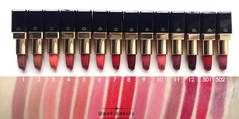 CPB / Skin Key 18 New Matte Lipstick Son môi 4 5 7 8 9 10 12 103 504 505 - Son môi son ink màu đỏ cam