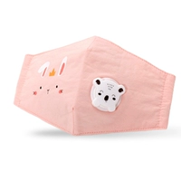 [Дыхательный клапан+2 фильтр] Розовый кролик