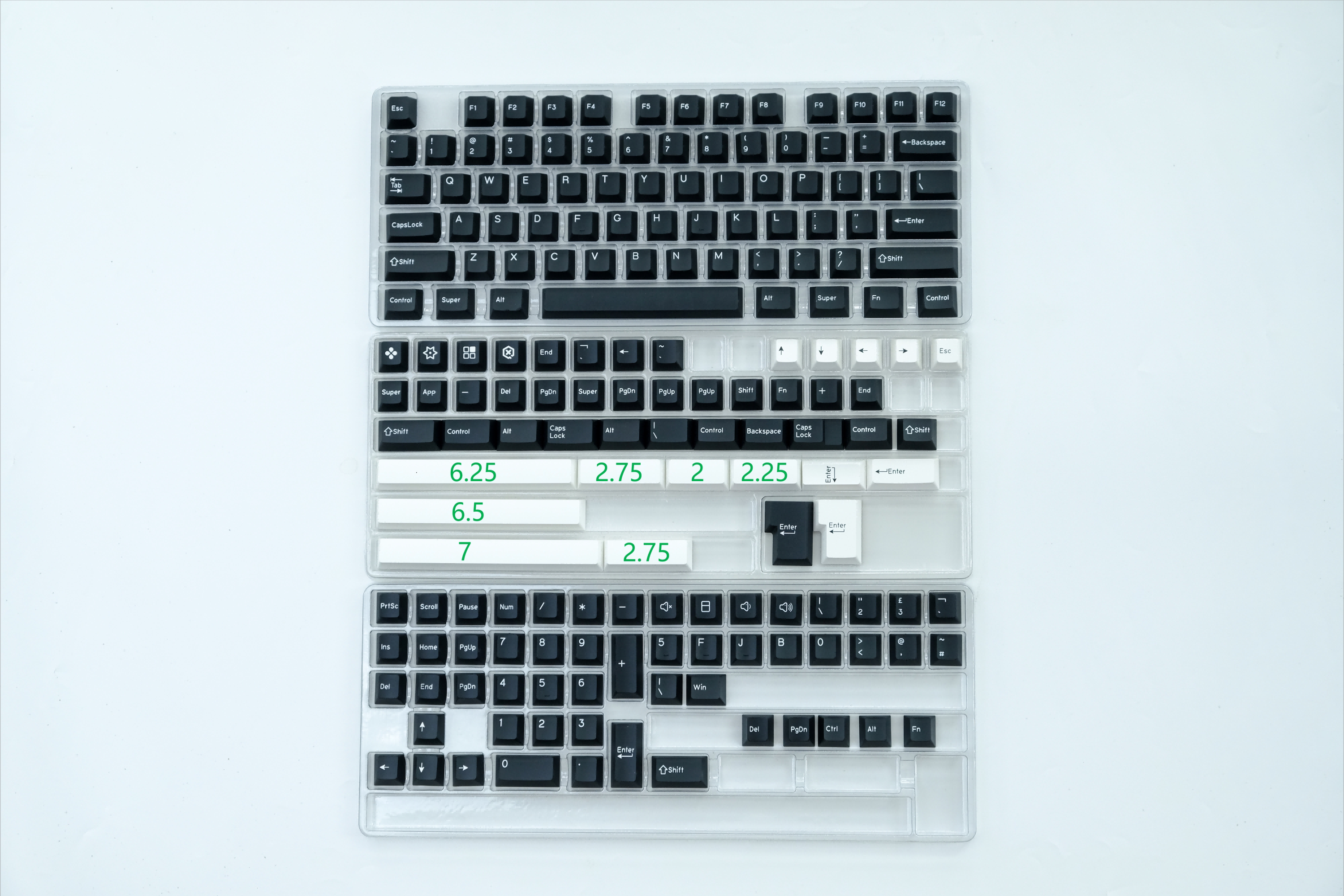 170 Keys/set QX GMK WOB Keycaps PBT Double Shot Key Caps Cherry