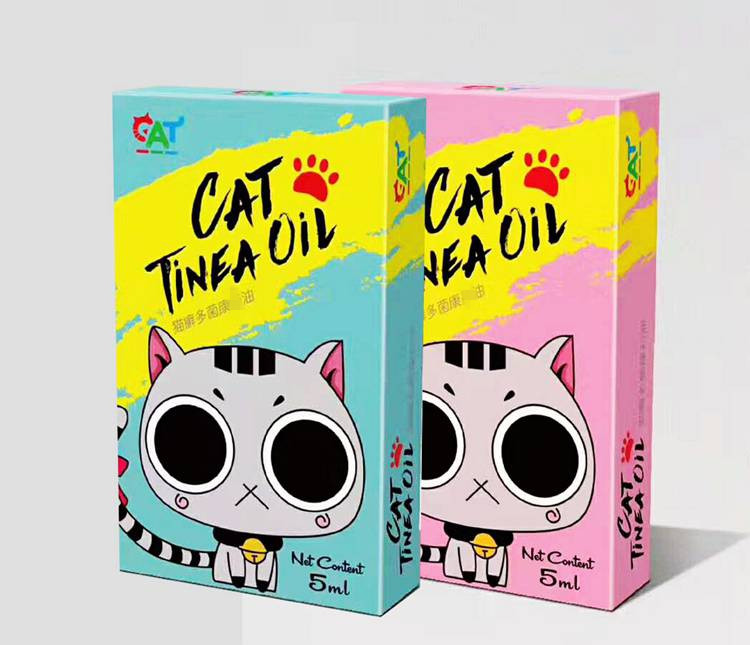 Mèo MJ với dầu carbendazim CAT TINEA DẦU 5ml mỗi chai - Cat / Dog Health bổ sung sữa cho chó 6 tháng	