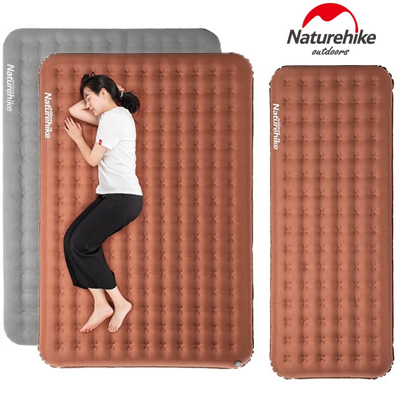 NH Norwegian Thickened Double Inflatable Cushion Camping Tent Anti-Tide Cushion Portable Afternoon Nap Cushion Outdoor inflatable bed cushion-Taobao