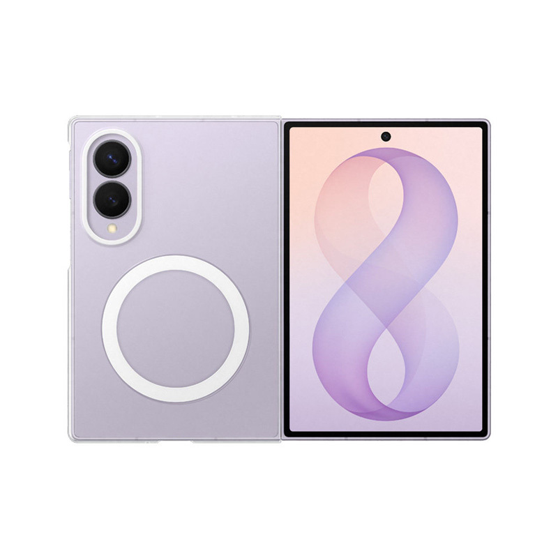 Samsung Galaxy Z Fold8 Transparent Magnetic Protective Case Mobile Phone Protective Case Original Protective Case Samsung Galaxy Z Fold8 Transparent Magnetic Protective Case Mobile Phone Protective Case Original Protective Case