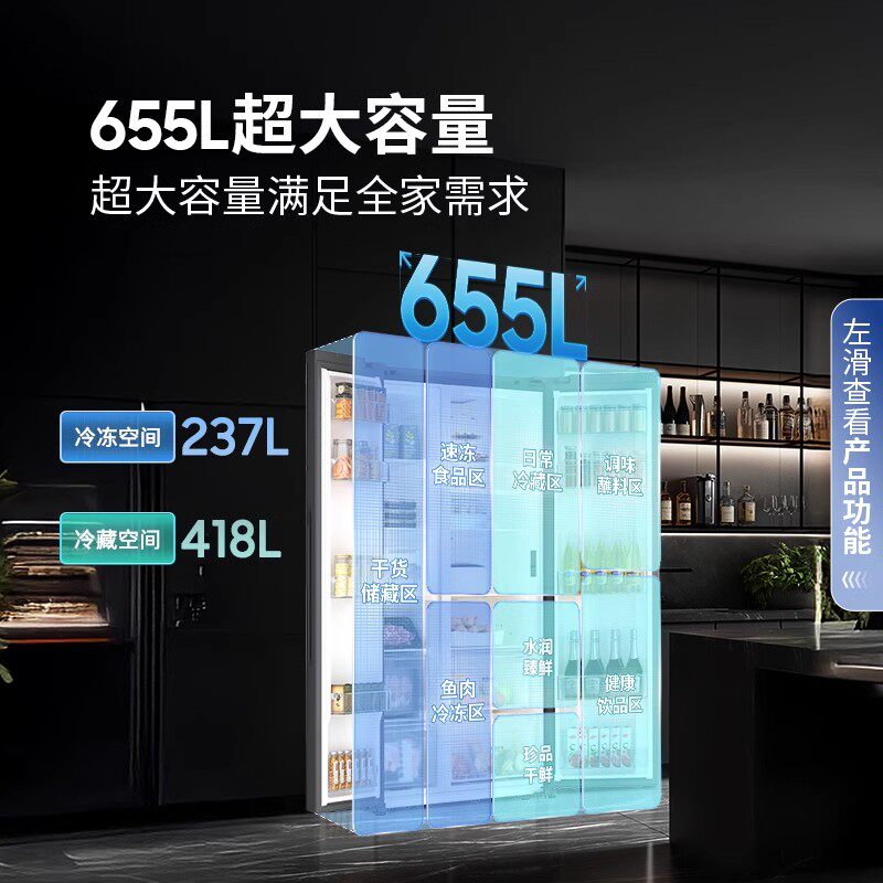 SAMSUNG-RS70F65P1TSC冰箱图片