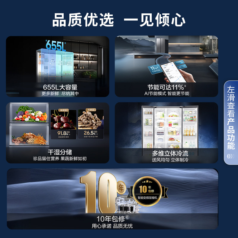 SAMSUNG-RS70F65P1TSC冰箱图片