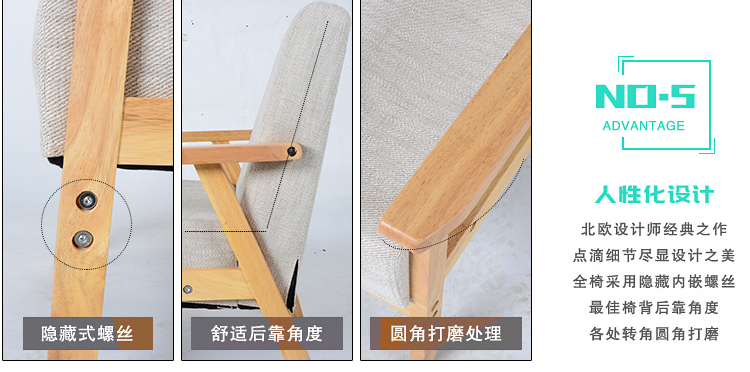 Nordic đơn giản căn hộ nhỏ sofa vải gỗ đơn giản đơn đôi ròng thuê phòng khách sofa ghế phòng ngủ màu đỏ - Ghế sô pha sofa góc đẹp