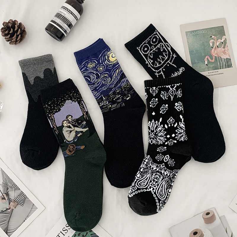 Autumn and Winter Socks for Men ins Trendy Versatile Cotton Socks Men's Sports Basketball Long Socks for Outdoor Wear Mid-Calf Socks Skateboard Socks Autumn and Winter Socks for Men ins Trendy Versatile Cotton Socks Men's Sports Basketball Long Socks for Outdoor Wear Mid-Calf Socks Skateboard Socks