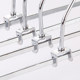 The second generation stainless steel trouser rack house rack non-slip skirt clip trouser clip hanger seamless belt trouser clip