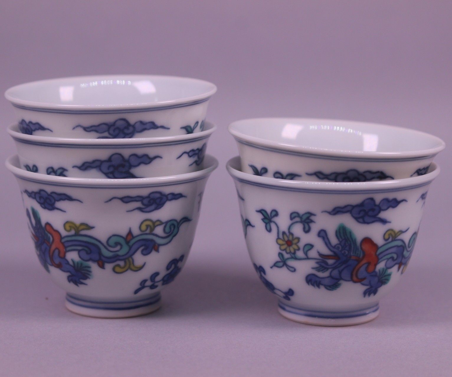 専用　中国清時代　青花煎茶碗12客　盆付　東Y7-1009☆2F 専用 中国清時代 青花煎茶碗12客 盆付 東Y7-1009☆2F 専用 中国清時代