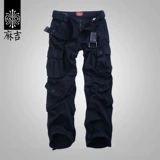 Мужские дорожные штаны, свободный прямой крой, большой размер