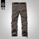 Мужские летние дорожные штаны, свободный прямой крой, большой размер