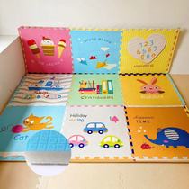 Baby crawling mat bedroom home anti-fall foam floor mat baby crawling mat spliced floor covering environmentally friendly smell non-toxic