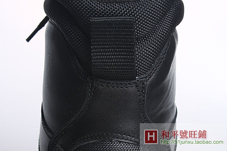 Bottes militaires pour homme en cuir - Ref 1402155 Image 12