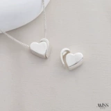 Медная подвеска в виде сердечка, браслет, ожерелье, серьги, аксессуар, аксессуары