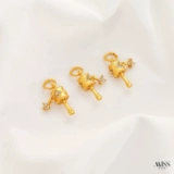 Колокольчик с бабочкой, подвеска, аксессуар с аксессуарами, 24 карат, DIY