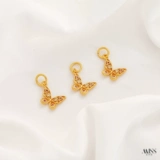 Колокольчик с бабочкой, подвеска, аксессуар с аксессуарами, 24 карат, DIY