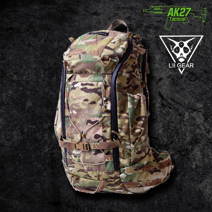 AK27 Lii Gear 25L puffer bomb tactical hike outdoor backpack function camouflage