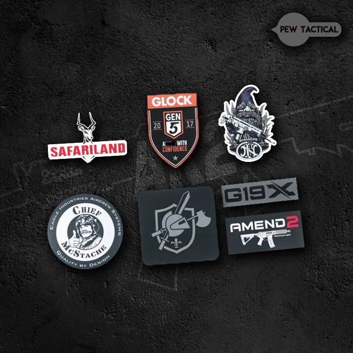 AK27 Firearms Graphic LOGO Series Tactical Vehicle Sticker Notebook Military Sticker Outdoor Sticker