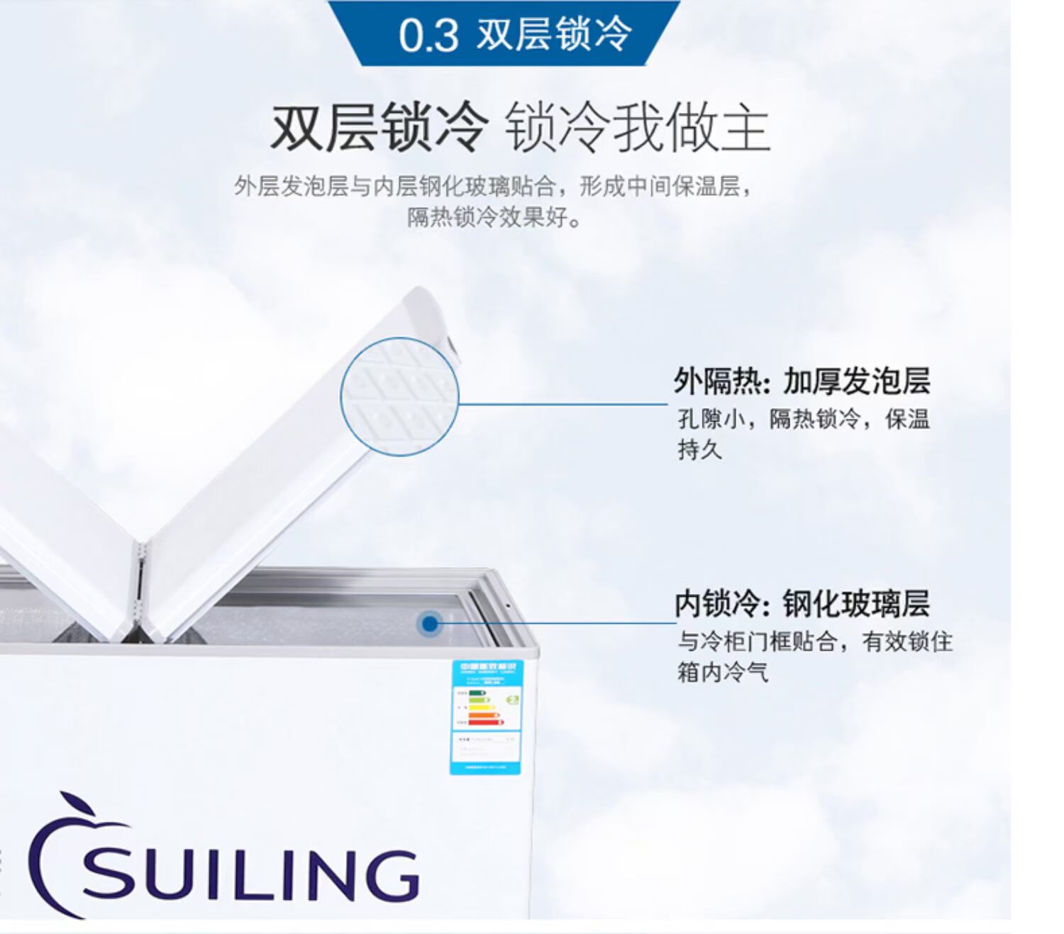 Sui Ling BCD-286 tủ lạnh cánh bướm đông lạnh người tiêu dùng và tủ lạnh đôi nhà kính tủ lạnh đa năng - Tủ đông tủ đông sanaky 5699hy3