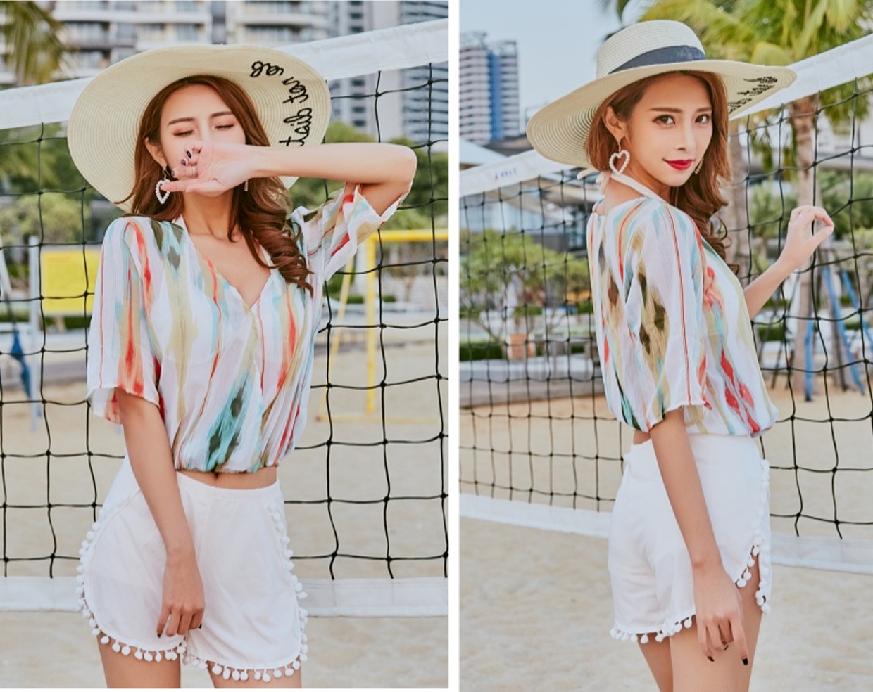 CORTUBO Bộ bikini chia ba mảnh bằng thép Tấm tập hợp Sexy nhỏ tươi mát Sinh viên Beach Spa Resort - Bikinis áo tắm kín đáo