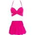 CAGUBO thép tấm ngực ngực tụ tập eo cao che bụng chia váy bikini Hàn Quốc áo tắm nữ nóng bỏng - Bikinis Bikini Quyến Rũ Gợi Cảm  Bikinis