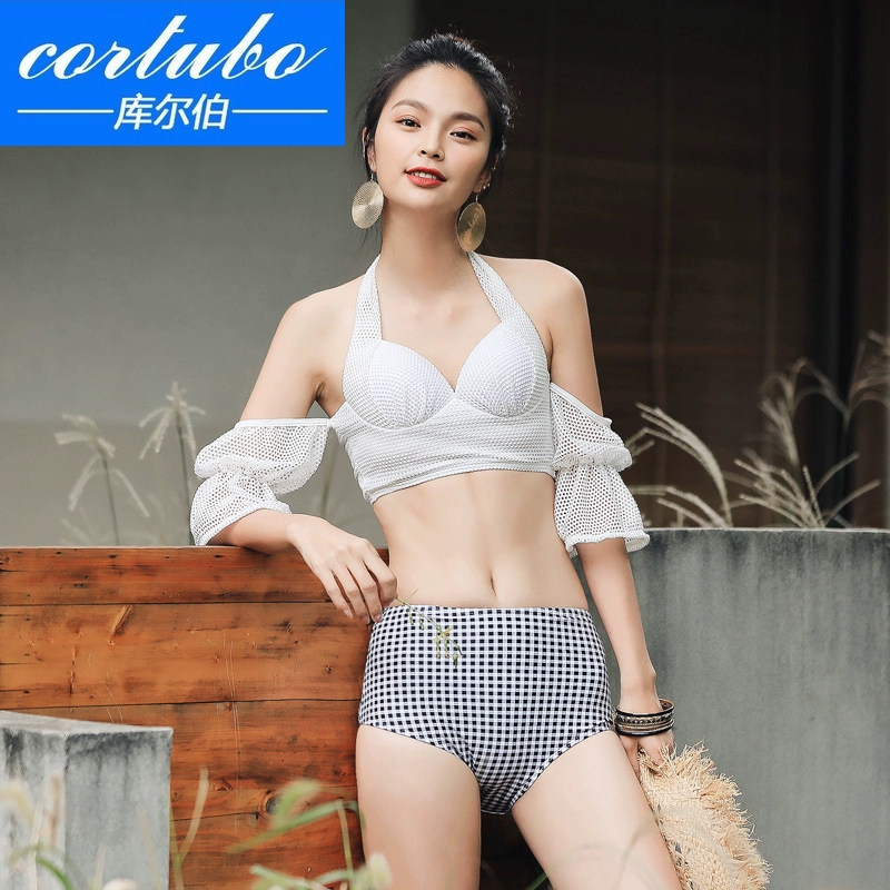 Áo tắm nữ thời trang CORTUBO Bộ đồ ba mảnh 2018 bikini mới Hàn Quốc gợi cảm thon thả nóng bỏng mùa xuân - Bikinis