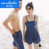 CORTUBO Beach Cặp đôi Bộ đồ bơi Bộ đồ Xiêm nữ che bụng Nhỏ Mới kỳ nghỉ Tuần trăng mật Boxer Đàn ông - Vài đồ bơi 	đồ đôi đi biển cặp	 Vài đồ bơi