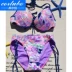 CORTUBO Bikini hạn chế túi nước nóng châu Âu và Mỹ dải kéo bikini bikini tụ tập nước vàng túi gợi cảm áo tắm - Bikinis đồ bơi nữ đẹp kín đáo Bikinis