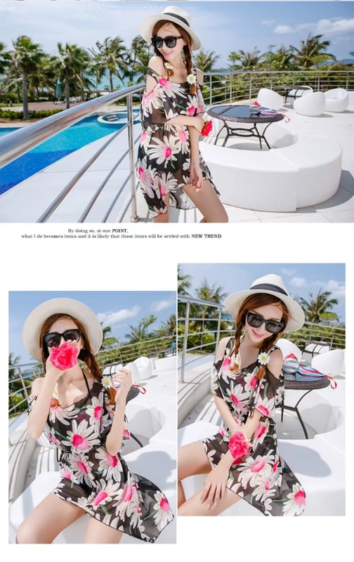 Áo tắm nữ CORTUBO bikini ba mảnh bằng thép tấm ngực ngực nhỏ thu thập xuân hè 2016 mới gợi cảm Hàn Quốc - Bikinis