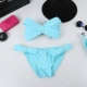 CORTUBO mới Hàn Quốc cô gái thuần khiết gợi cảm ngực lớn ngực nhỏ tụ tập bikini ba mảnh váy - Bikinis ao tam xuan thu