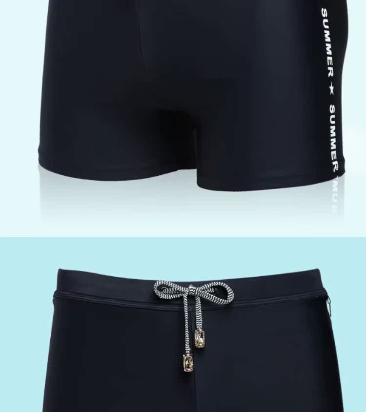 CORTUBO thương hiệu tủ chống ngáy quần bơi nam quần boxer quần nam quần bơi nam áo tắm quần mùa xuân nóng đặc biệt - Nam bơi đầm quần bơi boxer nam
