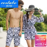 CORTUBO áo tắm ba mảnh bikini áo tắm nữ mùa xuân nóng truy cập nam bãi biển quần lỏng người yêu áo tắm - Vài đồ bơi